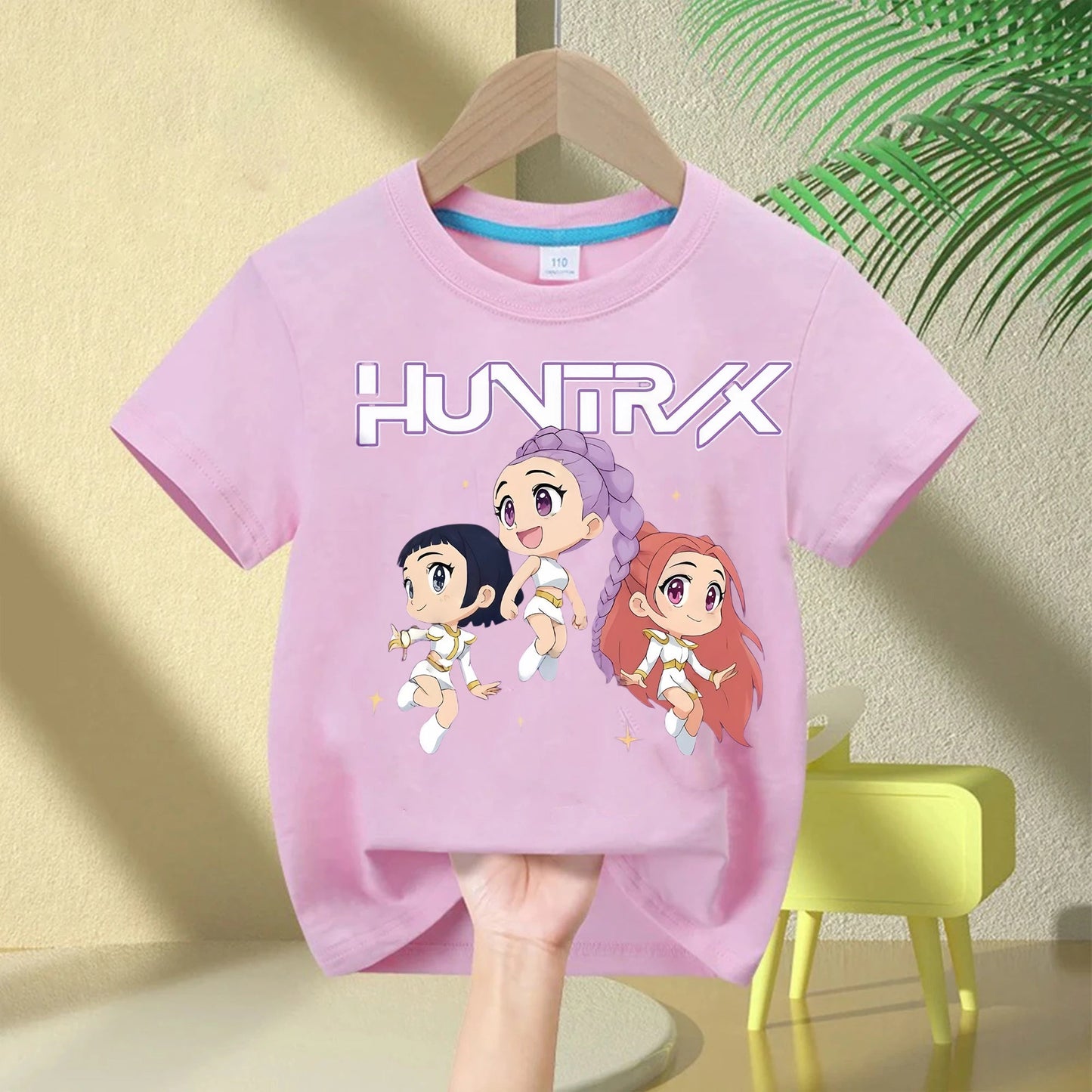2025 Hot Movie Soft Cotton Baby Girls T Shirt Children's Clothing KPop Demon Hunters Fans Gifts Kids Clothes Fashion Casual Tops GlowCart