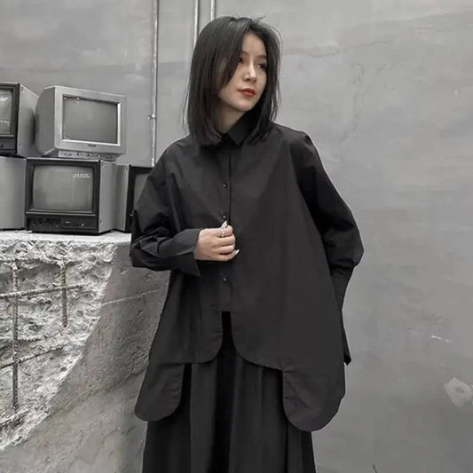 Ladies Long Sleeve Shirt Spring And Autumn New Fashion Trend GlowCart