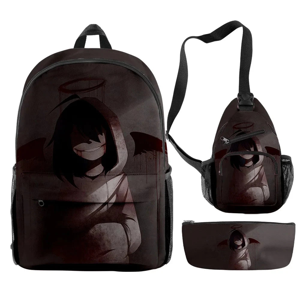 Cartoon Popular Jeff the Killer Creepypasta 3D Print GlowCart