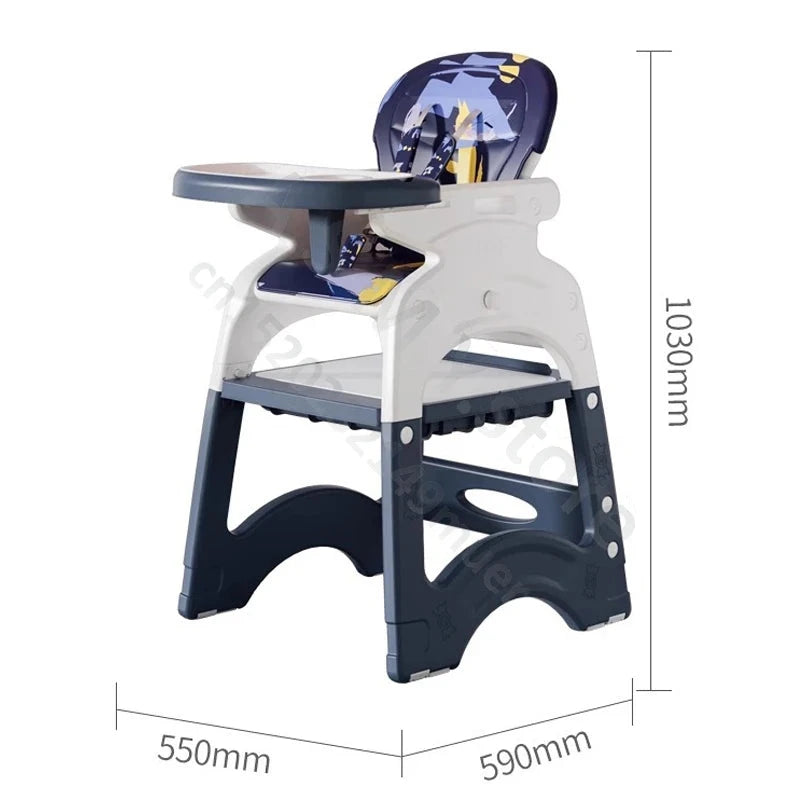 Children's multifunctional dining chair / study table / building block table / home anti-drop / baby dining chair GlowCart