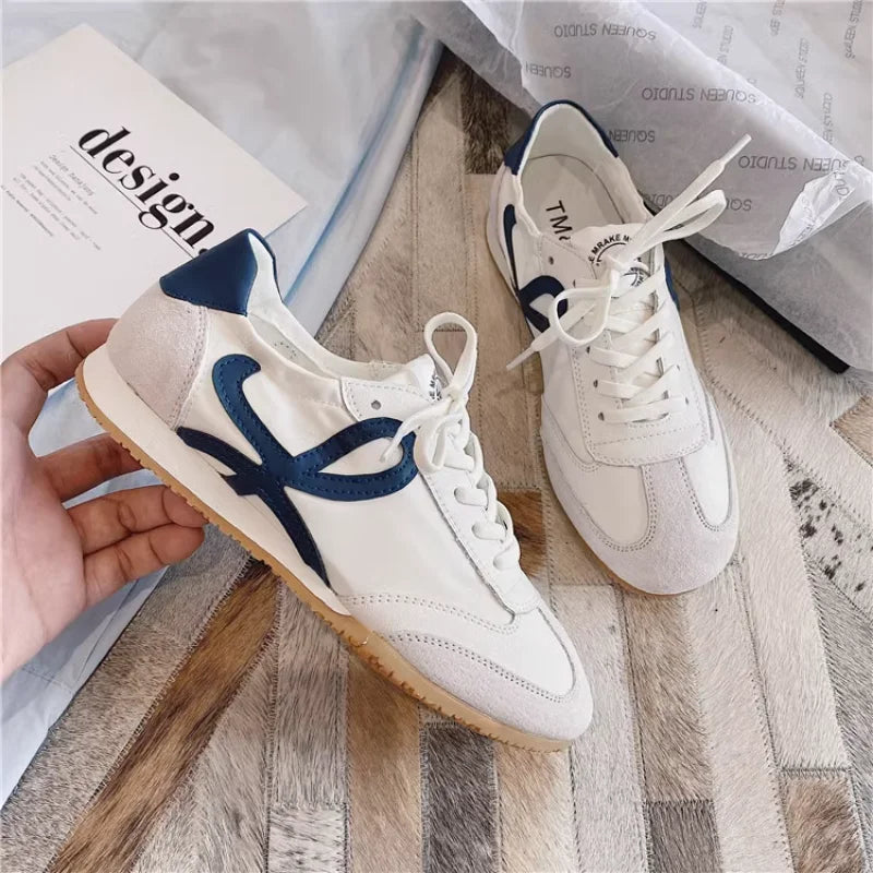 Women's Sneakers White Platform Woman Flats Sports Shoes Female Lightweight Vulcanized Shoes Ladies Casual Comfortable Trainers GlowCart