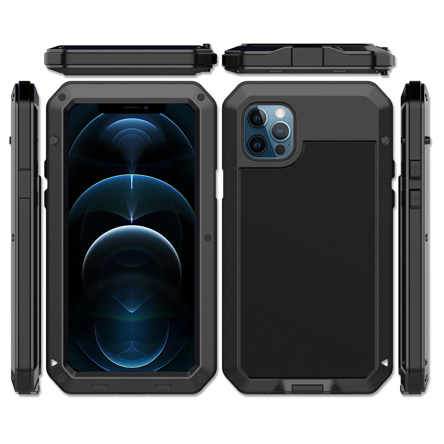 Heavy Duty Protection Armor Metal Aluminum Case for iPhone GlowCart