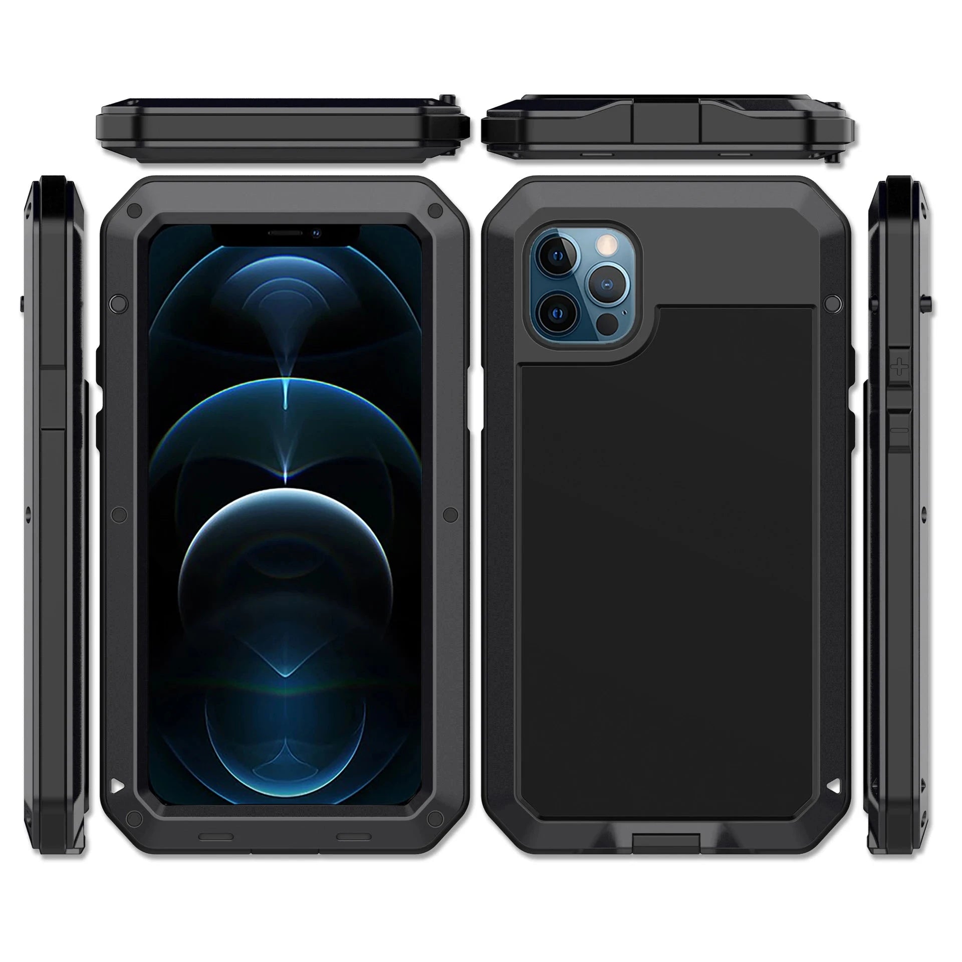 Heavy Duty Protection Armor Metal Aluminum Case for iPhone GlowCart