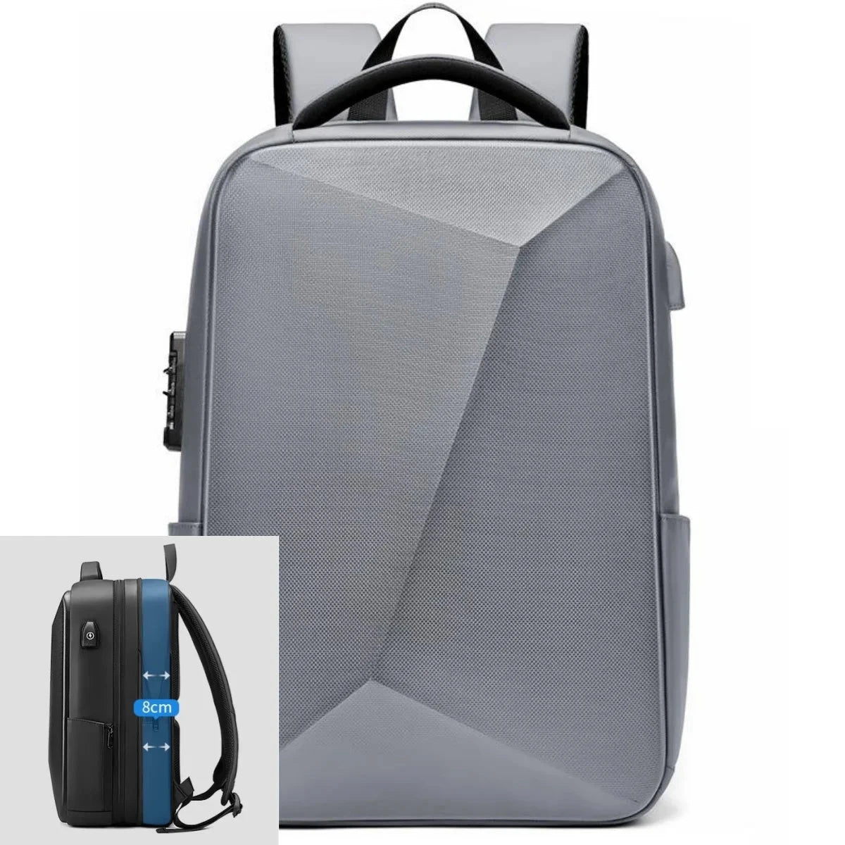 Men's 15.6 inch Laptop Backpack Expandable Travel Bag GlowCart