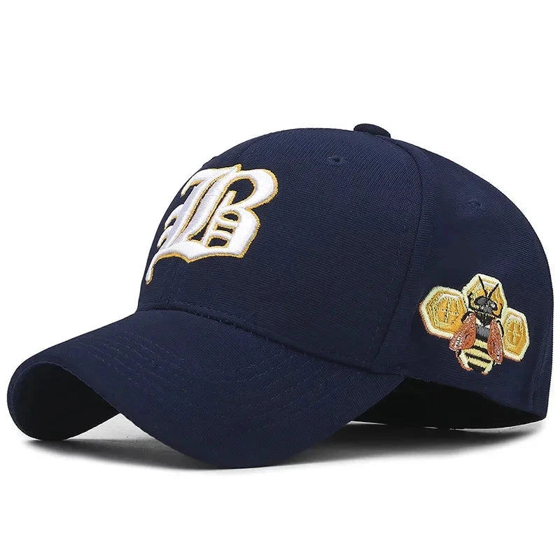 Embroidery Fitted Full Stretch Closed Letters Flexible Cap GlowCart