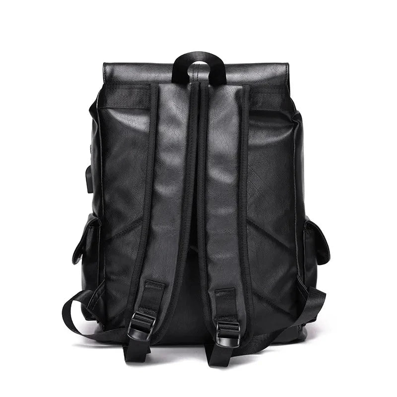 Fashion Luxury Brand Men Backpack Leather School backpack GlowCart