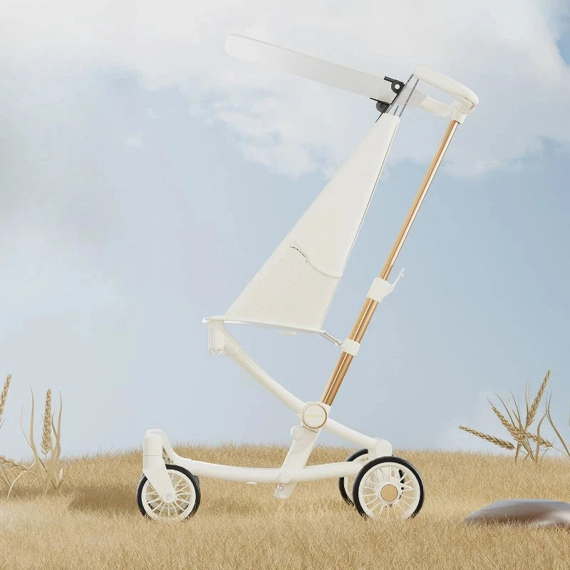 Lightweight and Easy To Carry Pocket Baby Stroller Children's Simple Baby Stroller Foldable Travel Baby Car Four-wheel Stroller GlowCart