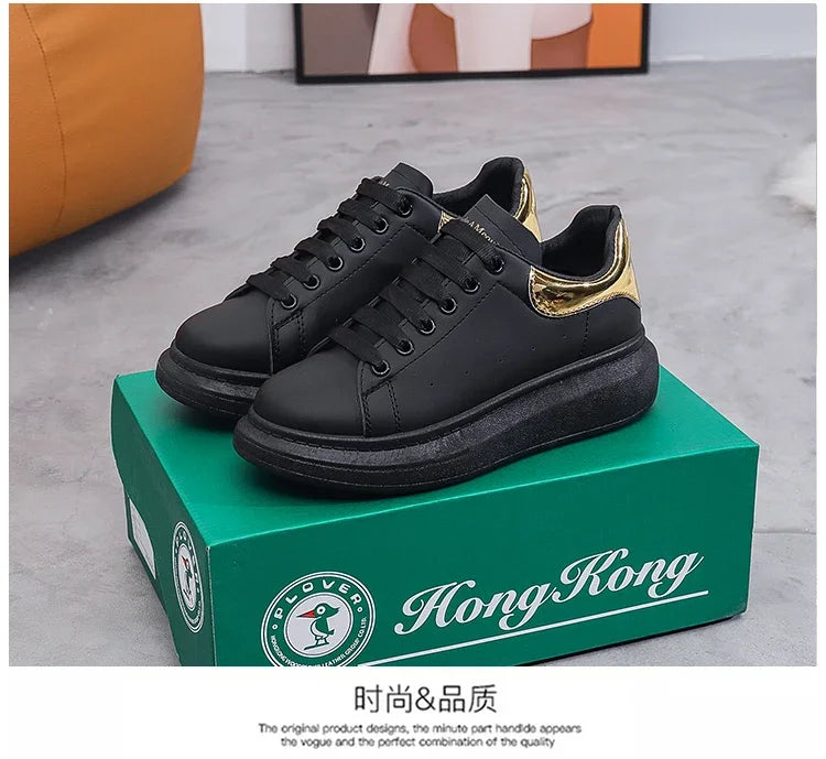 2025 Men Causal Shoes Pring Brand Spring Designer Wedges White Sneakers Platform Tenis Feminino Trainers Female Walking GlowCart