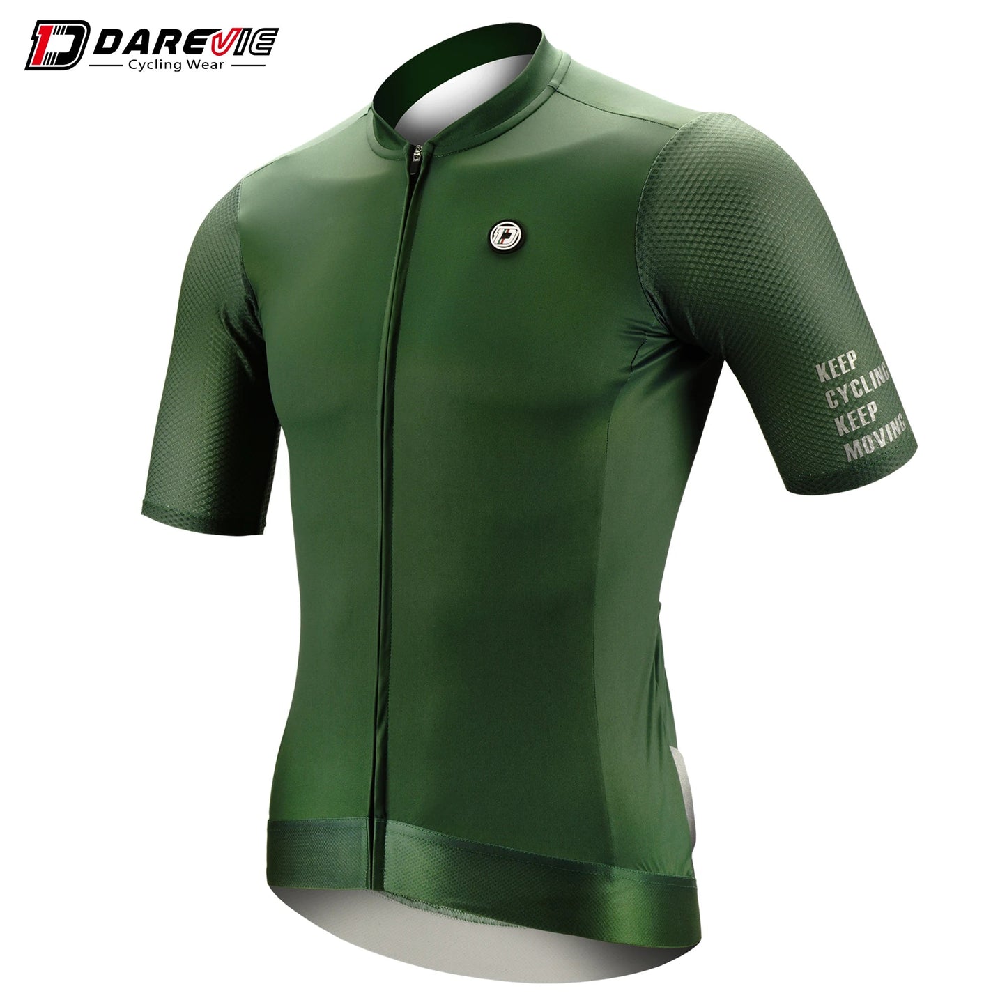 DAREVIE Cycling Jersey SPF 50 Anti-UV Training Level Slim Fit Small Size Men Women Man Cycling Maillot Bike Jersey Cycling Shirt GlowCart