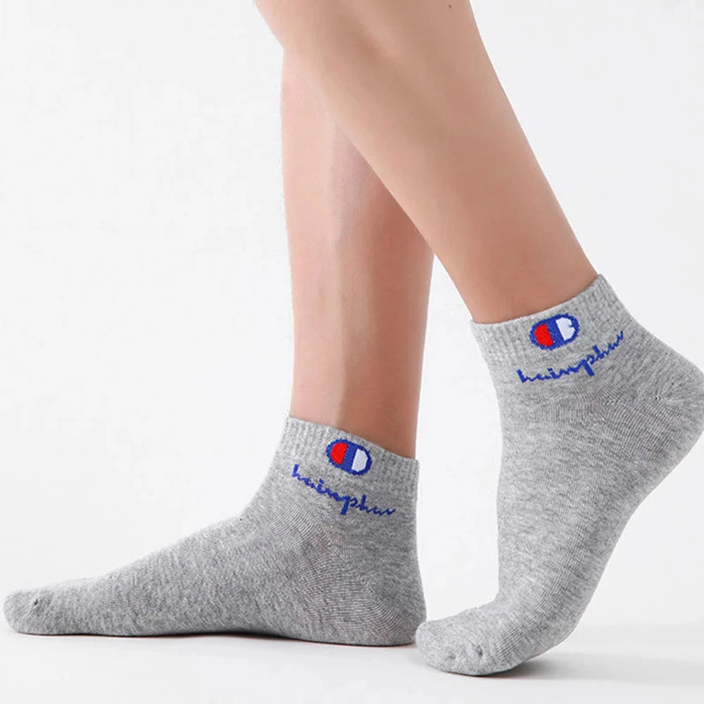 5/10/20 Pairs Men Ankle Socks Cotton Brand Classic Fashion Black White Socks Breathable Mesh Athletic Sports Socks for Summer GlowCart