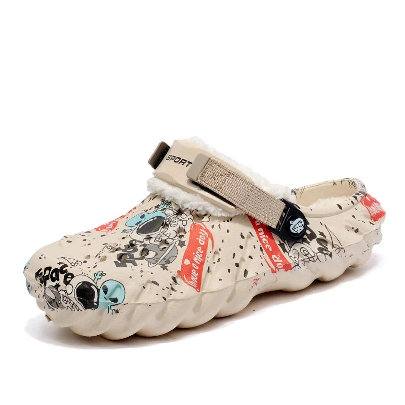 Shoes Winter Men's Flip Flops Padded Slippers Men’s Free GlowCart