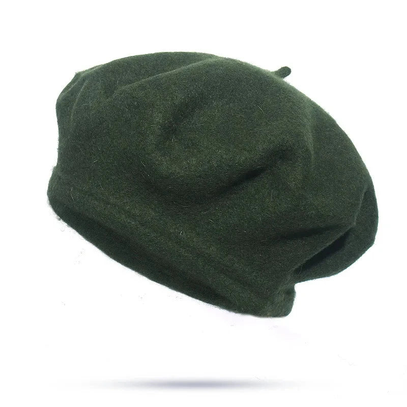 New Multi-color Wool Thick Berets Winter Autumn Artist GlowCart