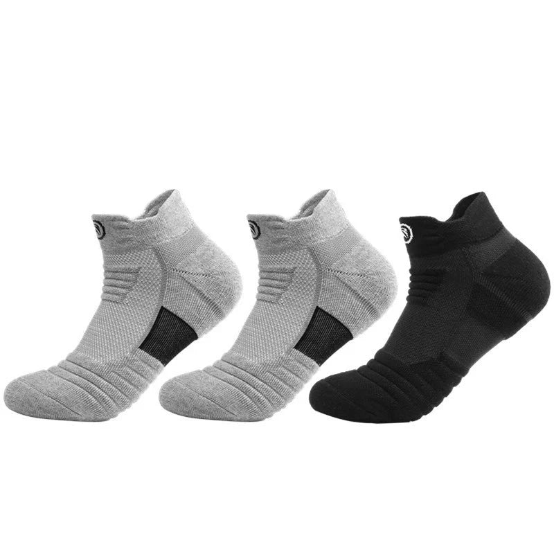 3/6 Pairs Sports Socks For Man High Quality Comfortable Breathable Basketball Short Socks Casual Fashion Low-cut Ankle Socks GlowCart