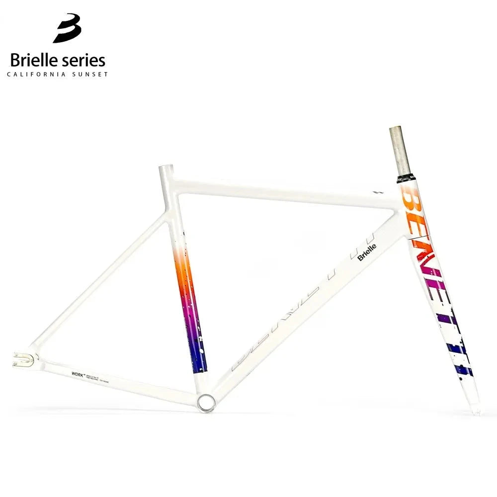 Fixed Gear Bike BJ CYCLE Bennetti brielle Fixie Bike Single Speed Gravel Retro Flip Flop MTB Free Wheel GlowCart