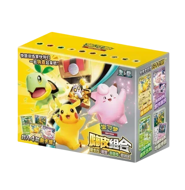 Genuine Pokemon Quartet Coupling V-UNION Gift Box Pikachu