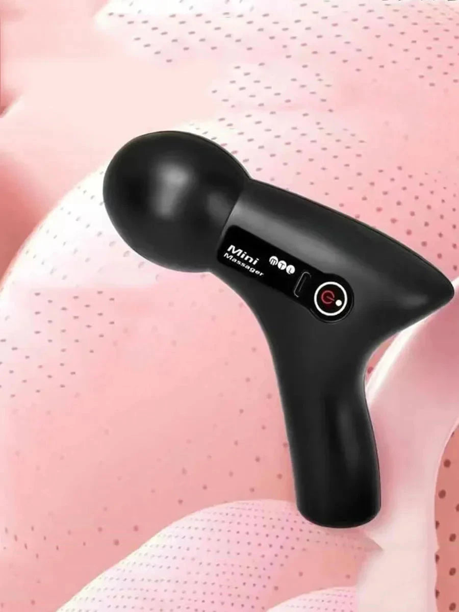 Mini Massage Massage LCD Screen 6 Heads Gun Muscle Massager GlowCart