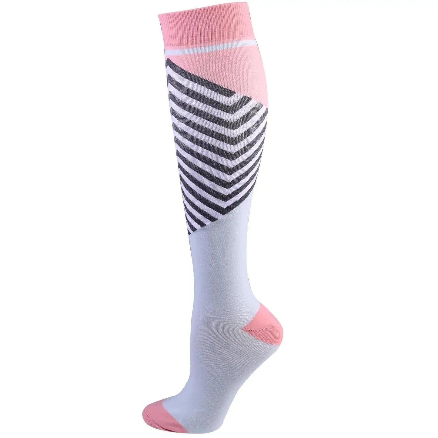 Men Women Compression Socks Varicose Veins Socks 20-30 Mmhg Outdoor Sports Cycling Travel Flight Nurse Running Leg Support Socks GlowCart