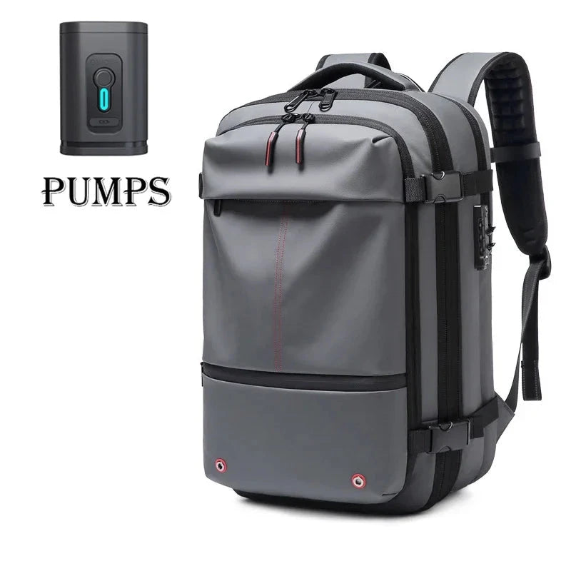 Men Travel Backpack vacuum compression Laptop Backpack 17 GlowCart