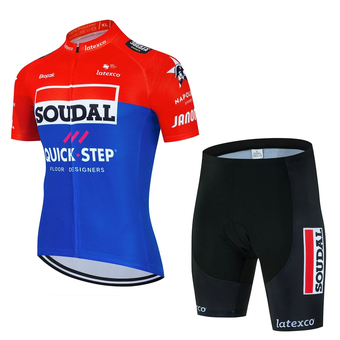 2025 SOUDAL Cycling Clothes Jersey Men Set Mtb Road Bike Uniform Shorts Man Mountain Complete Bib Men's Suit Cycle Spring Summer GlowCart