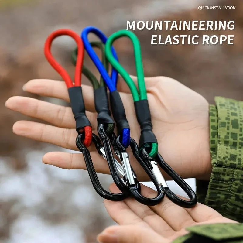 1 Piece Tent Elastic Rope Cord Hook Fixation Elastic Stretch GlowCart