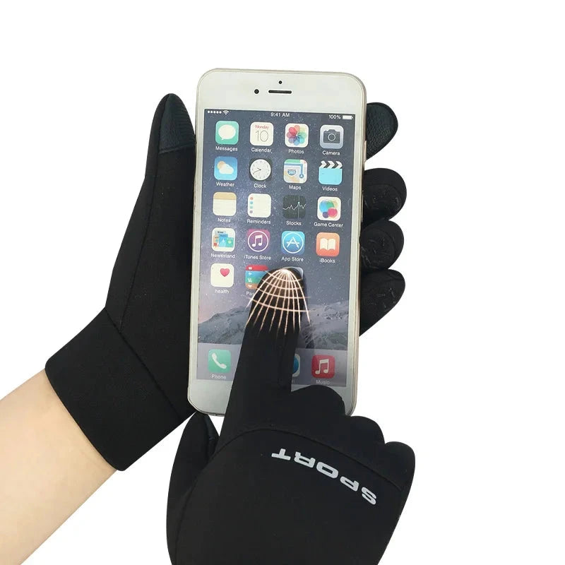 Football Gloves Waterproof Thermal Grip Outfield Cycling Player Bicycle Field Bike Sports Sports Outdoor Guantes Moto GlowCart