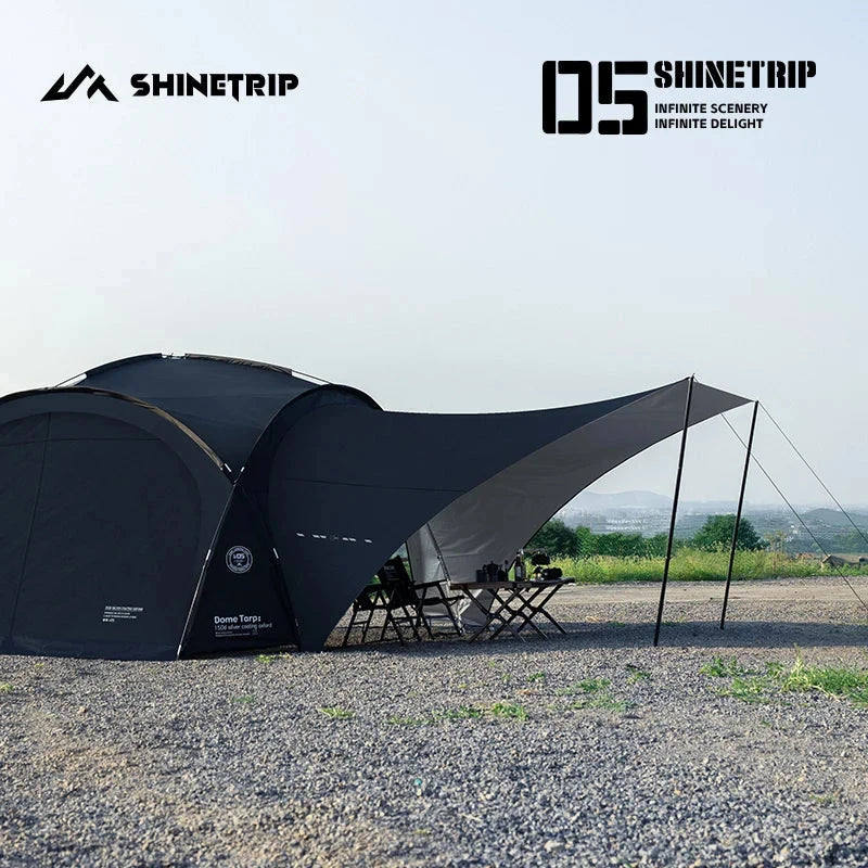ShineTrip Outdoor Extra Large Camping Shade Tent Family GlowCart