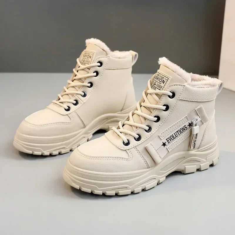 Winter Snow Boots for Women Casual High-top Shoes Warm GlowCart
