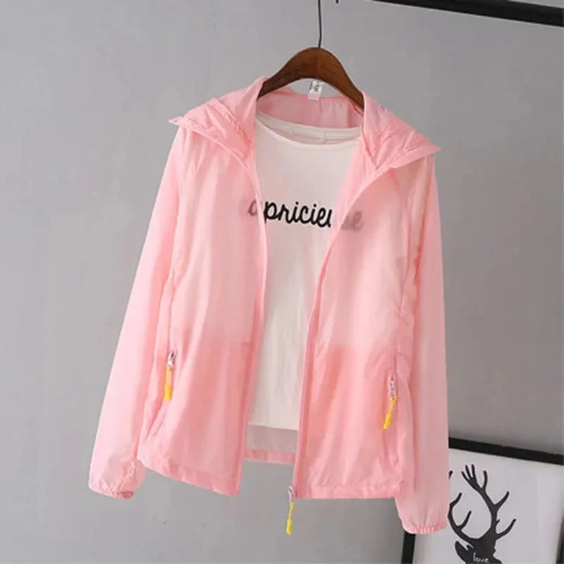 2024 New Women Jacket Spring Summer Thin Coat Oversized GlowCart