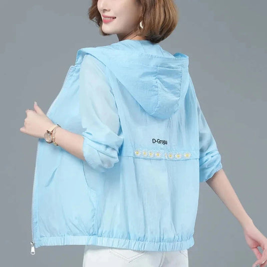 Women's Jacket 2024 New Summer Sun Protection Thin Coat GlowCart