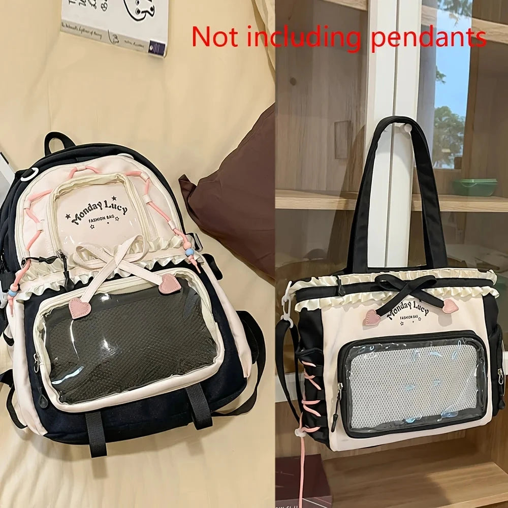 Women's Bag Set Two-Piece Pain Bag Back to School Season GlowCart