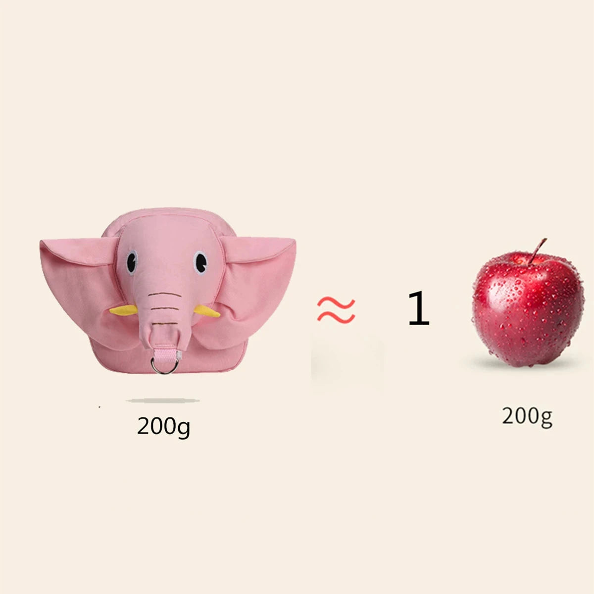 Cartoon anti walking lost shoulder backpack baby girls boys Elephant small bags with traction rope anti lost toddler schoolbag GlowCart