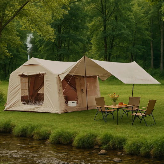 135 Square Feet inflatable tent with Blackout Canopy 4 GlowCart