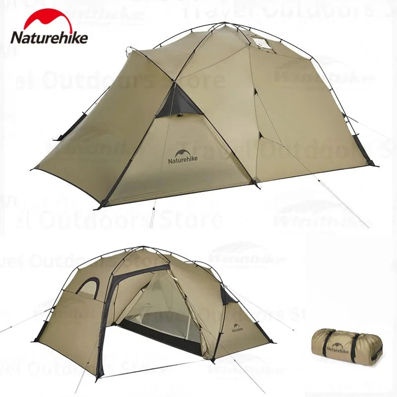 Naturehike New Camping Tent Ultralight One Bedroom and One GlowCart