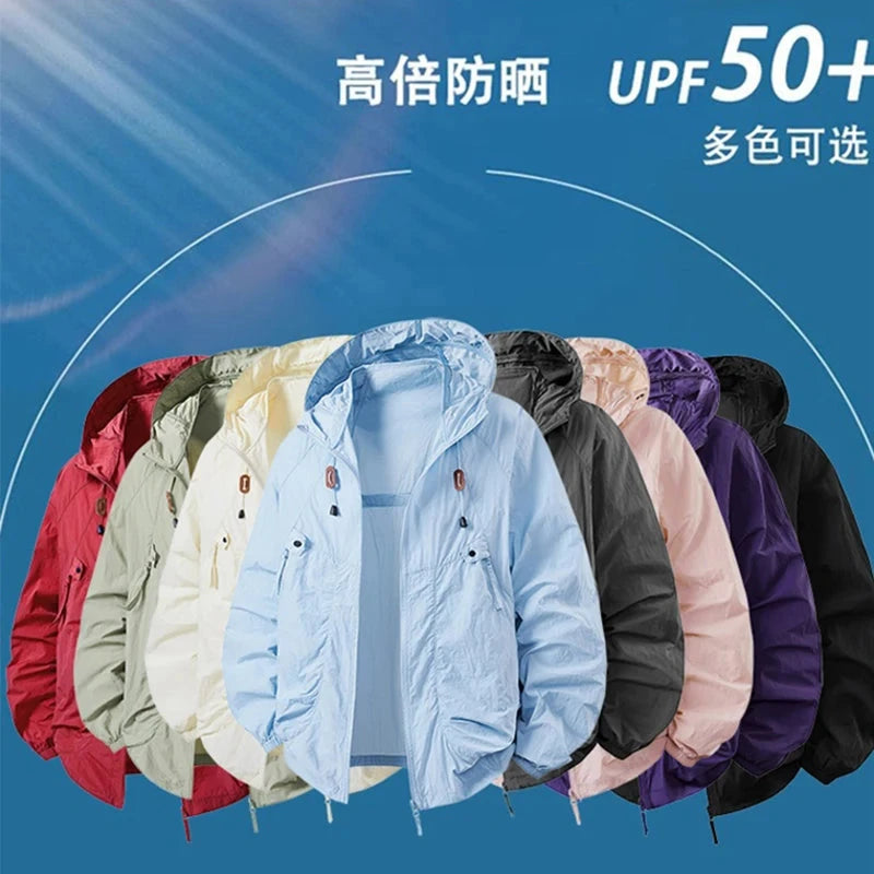 8Colors Fast Ship Men Jacket Summer Coats Male Fishing GlowCart