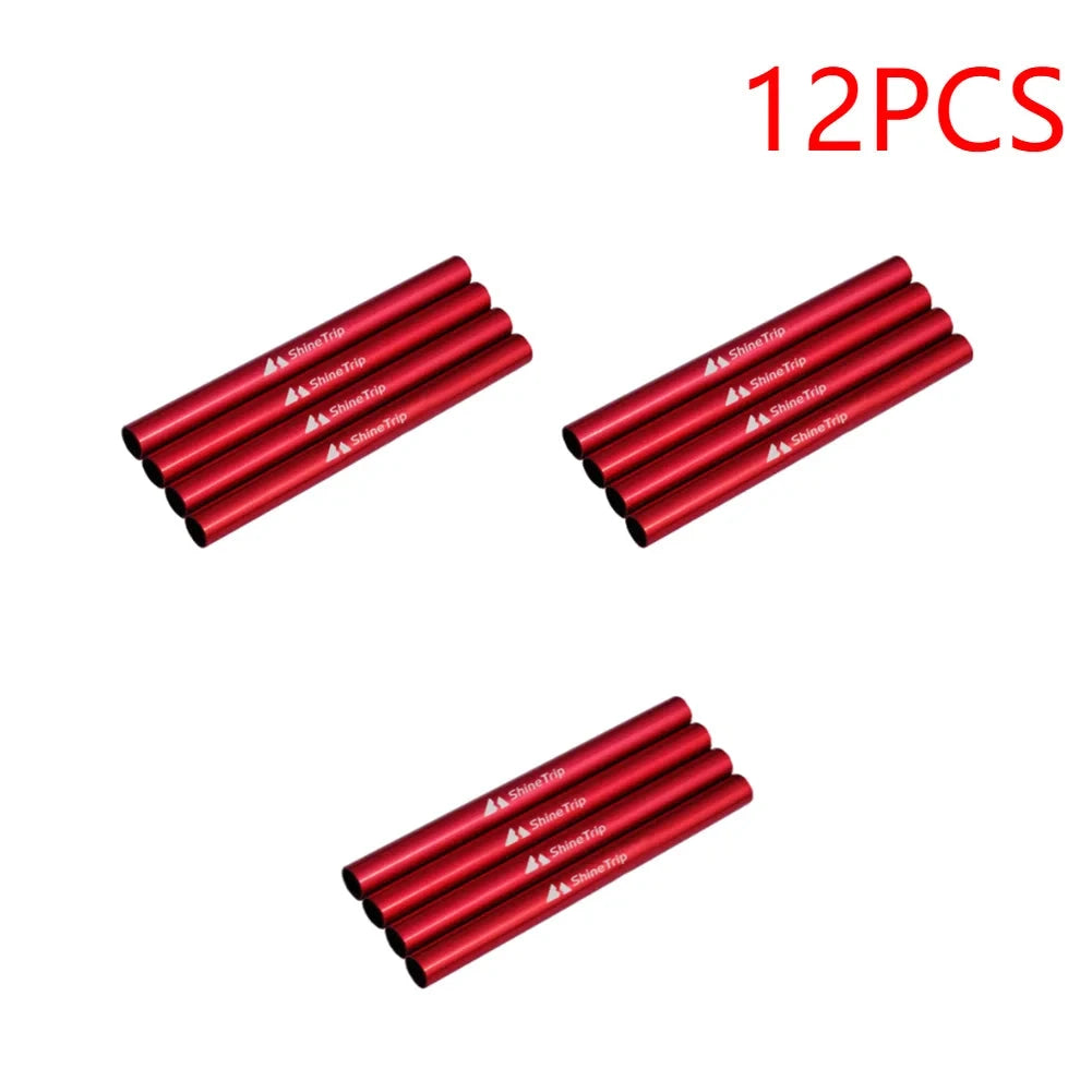 8-40PCS Tent Tube Aluminum Alloy Tent Emergency Tube GlowCart
