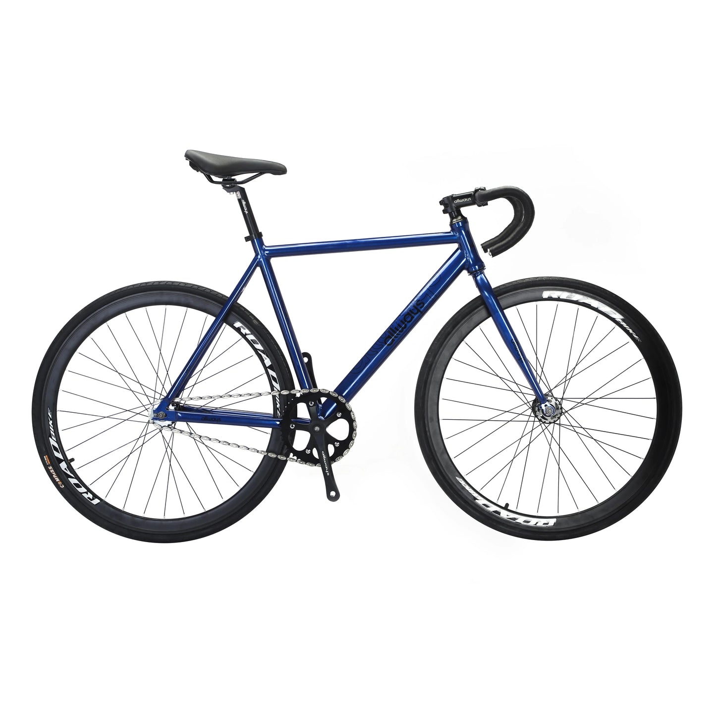 Allways 700C road bike aluminum alloy drop handlebars fixed gear bike rear brake adult bicycle GlowCart