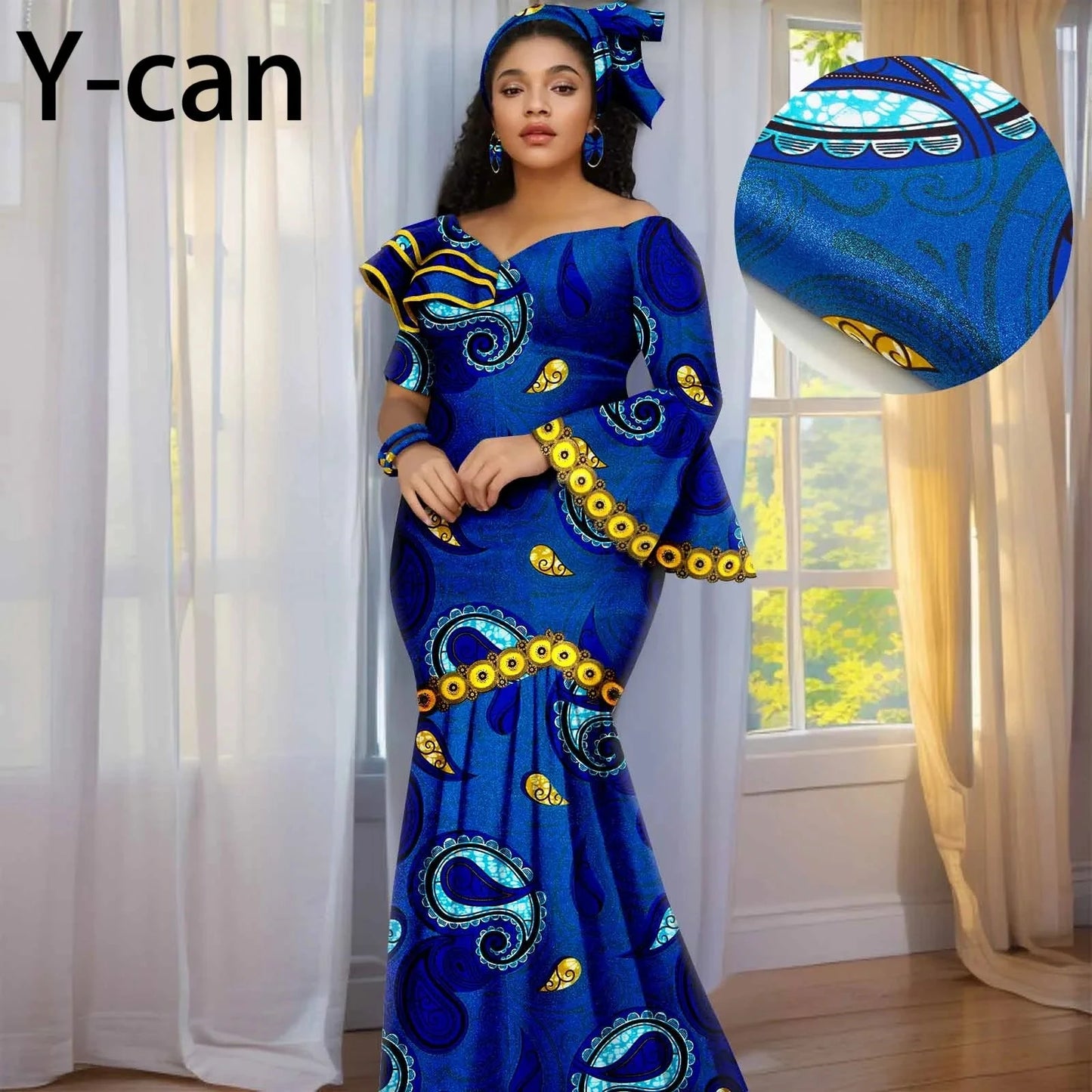 New Fashion African Birthday Dresses for Women Luxury Ankara GlowCart