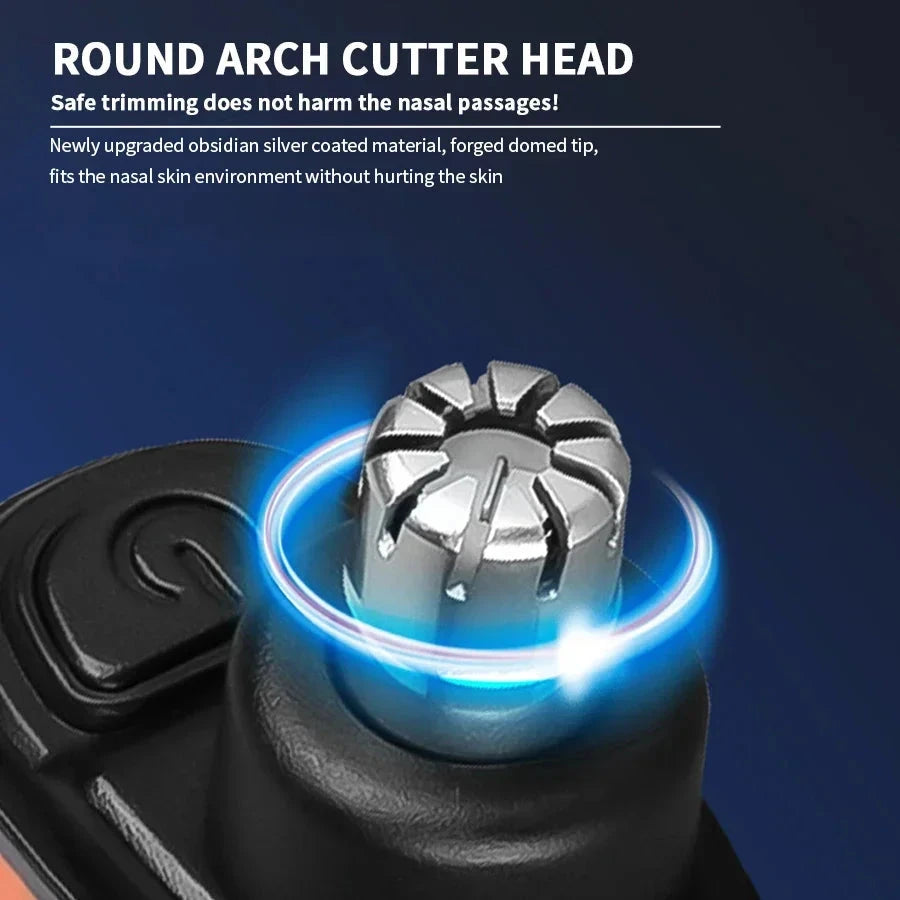 2 In 1 Electric Portable Ear And Nose Hair Trimmer Clipper GlowCart