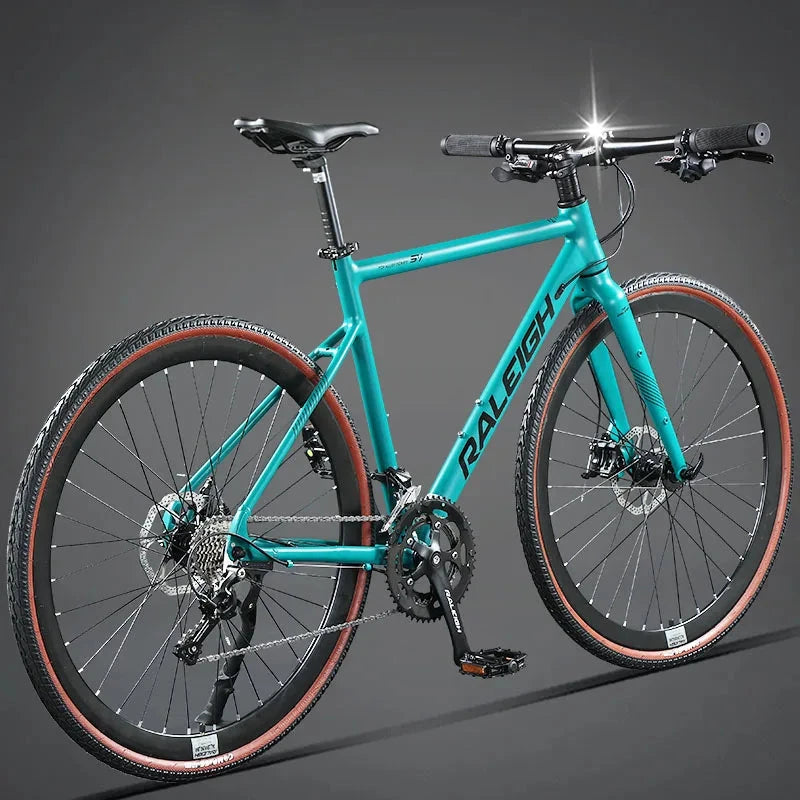 Lightweight High Performance Road Bike 24/27/16/18 Speed Dual Disc Brake Ultra-light Road Racing Speed Change Gravel Bicicleta GlowCart