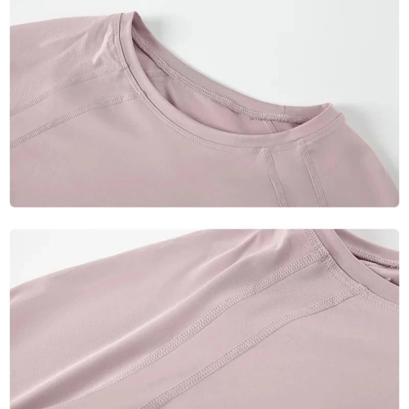 DRUR Women Long Sleeve Yoga Shirt Quick Dry Breathable GlowCart