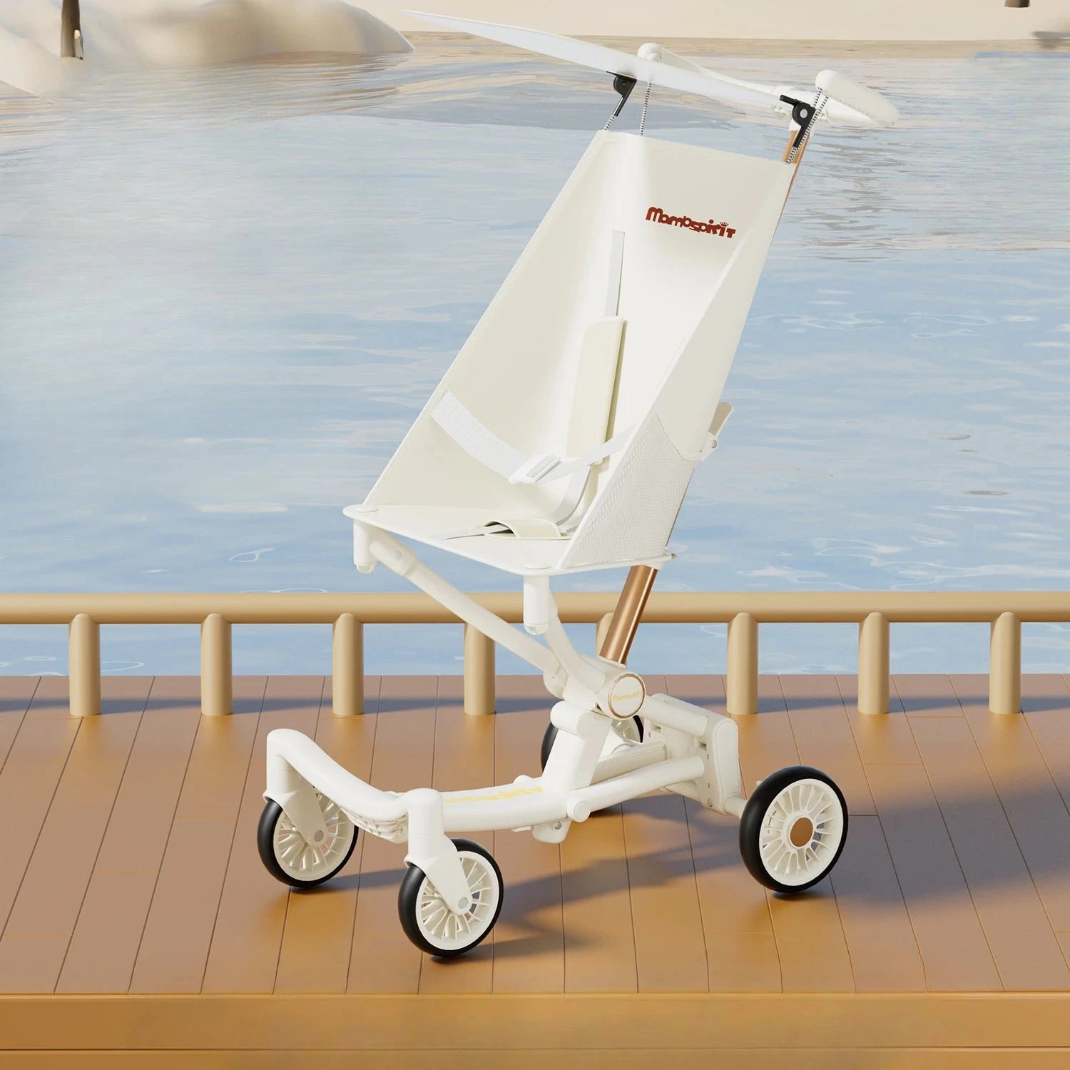 Lightweight and Easy To Carry Pocket Baby Stroller Children's Simple Baby Stroller Foldable Travel Baby Car Four-wheel Stroller GlowCart