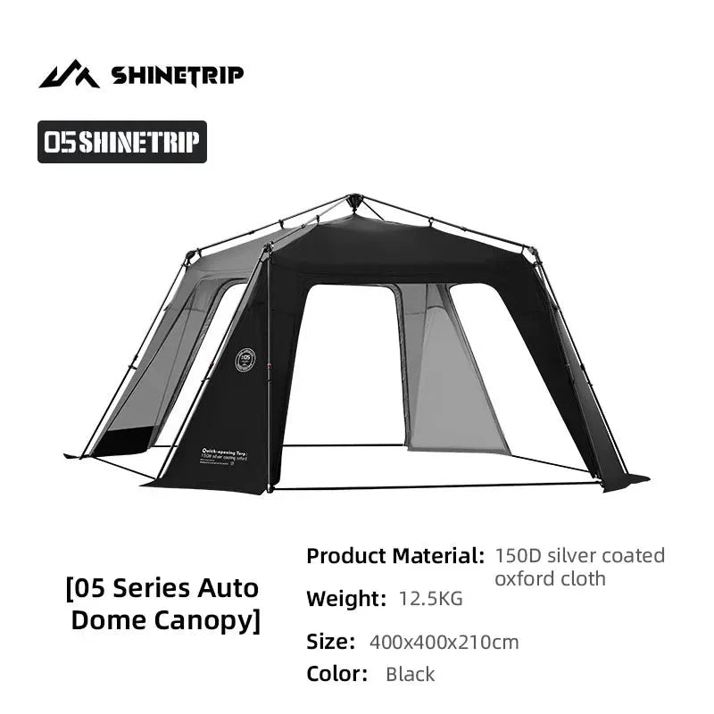 ShineTrip 05 Series Dome camping tent Quick Setup big tent GlowCart