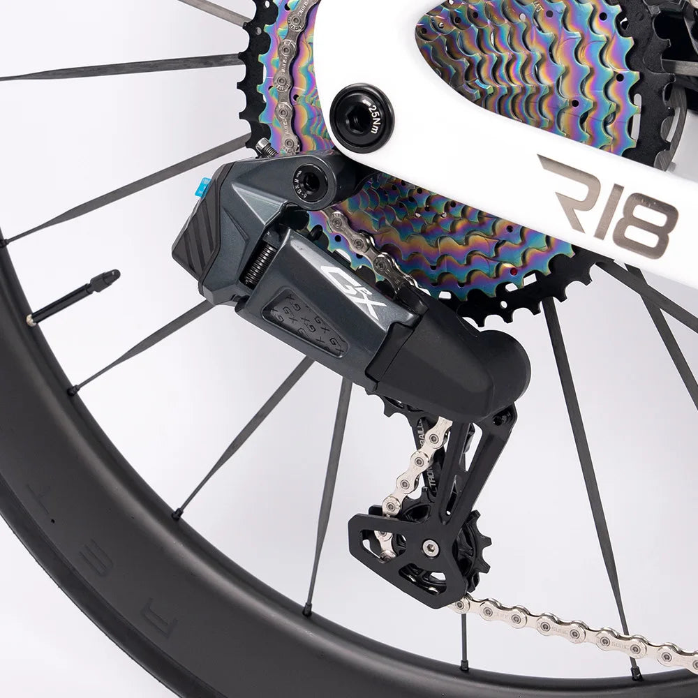 Super Light Full Carbon Road Bike with Wireless GEX 13 Speed Electronic Shifter Competition-Grade Hydraulic Brake Racing Bicycle GlowCart