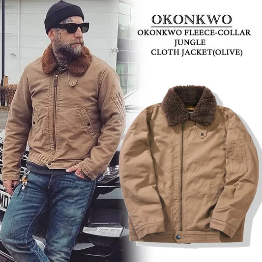 American Vintage Amekaji 100% Cotton JUNGLE CLOTH JACKET GlowCart