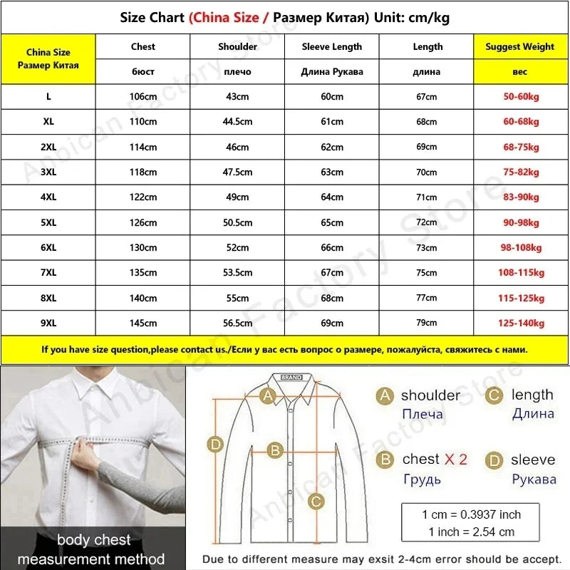 Brand Winter Parkas Men Warm Thick Windproof Jacket Men Quality Multi-pocket Hooded Coat Men's Fashion Waterproof Outwear  M-9XL GlowCart