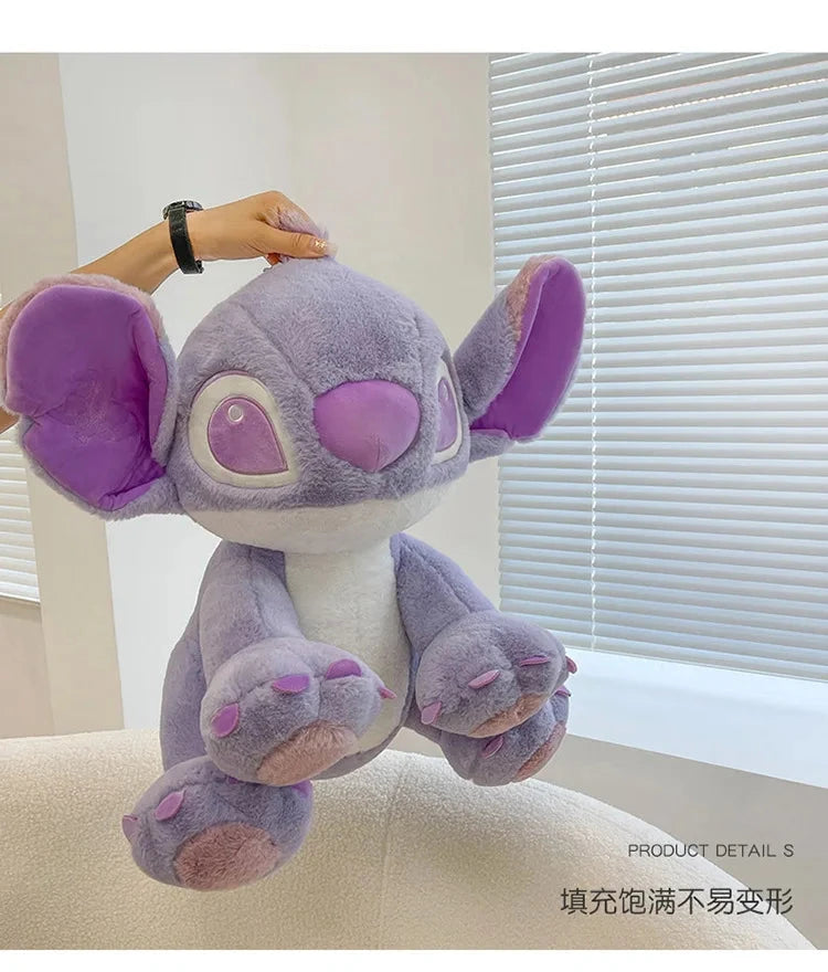 Disney Cartoon Purple Stitch Doll Star Baby Kawaii Plush Toy GlowCart