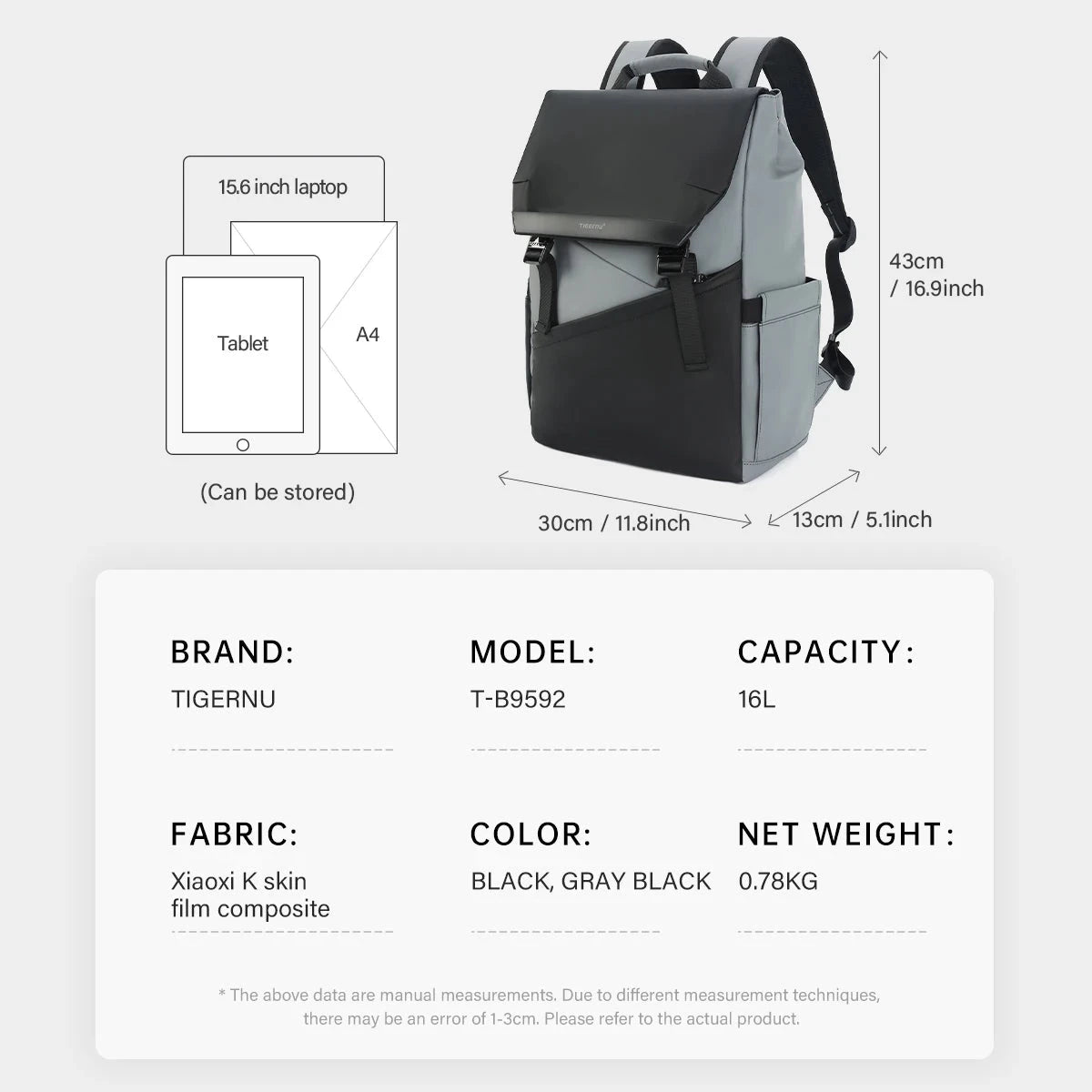 Tigernu Men Backpacks For School Bags Male Korean Style GlowCart