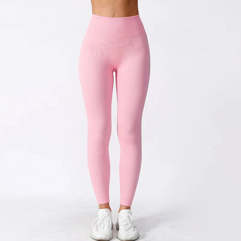 Thread Knited Leggings Women Seamless Slim Tights Gym GlowCart
