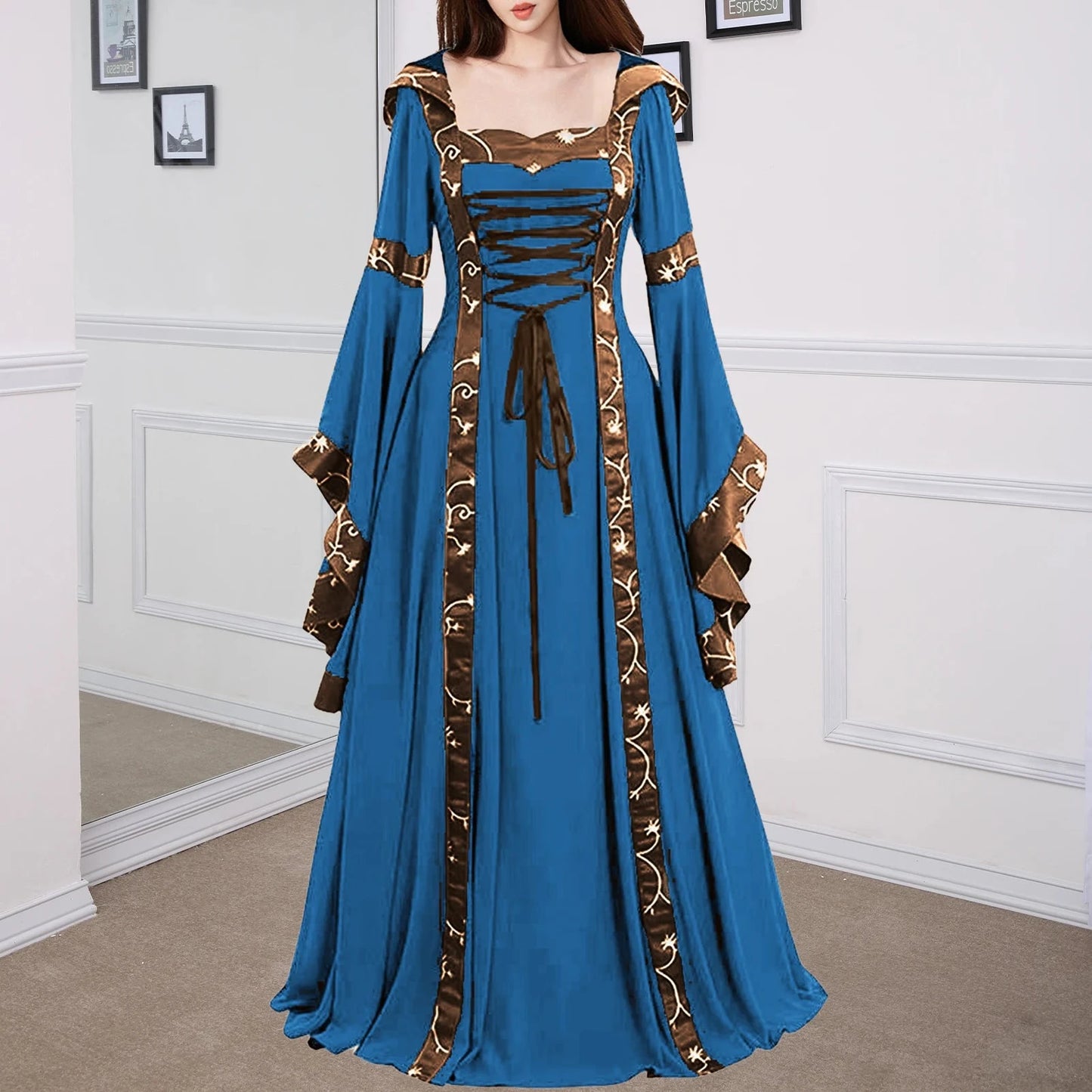 Medieval Dresses Gothiced Court Dress Royal Lady Ball Lolita GlowCart