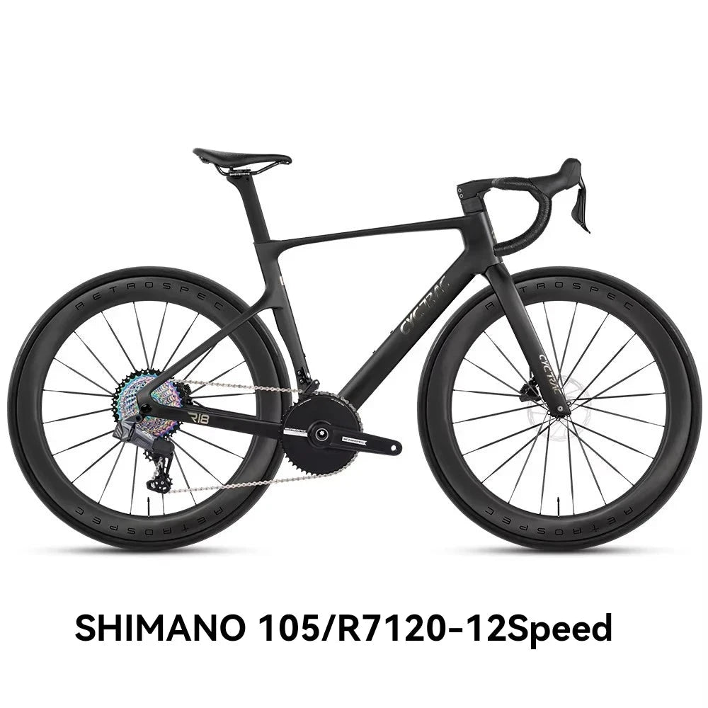 TWITTER R18 Racing Edition Ultra Light 105R7120-24S7.8kg T1000Carbon Fiber Road Bike Electronic Transmission EDS-GEX-13s RS-24S GlowCart